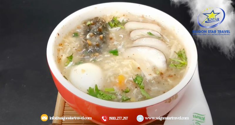 Hải sâm hầm với nước dùng đậm đà