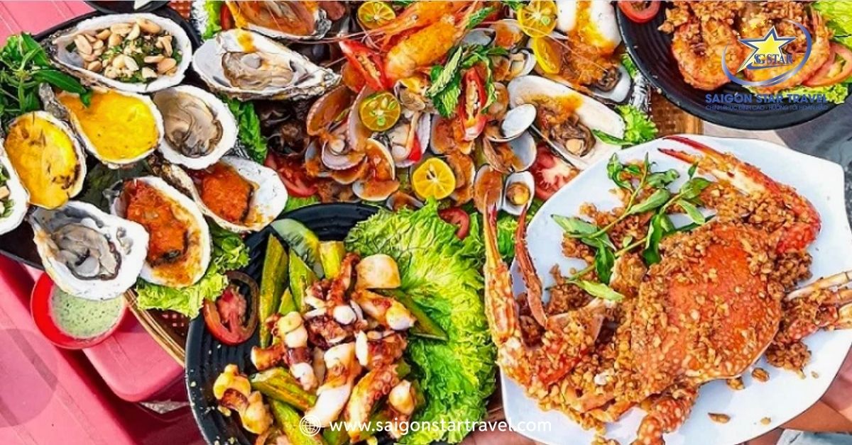 hải sản nha trang tươi ngon khu bờ kè