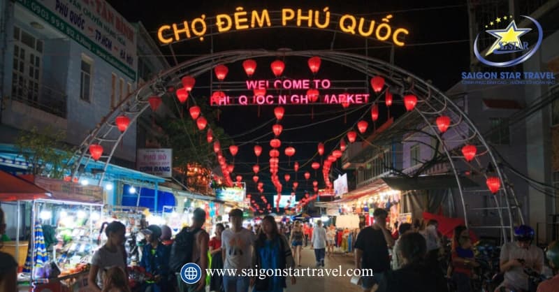 Khám Phá Du Lịch Phú Quốc Tháng 8: Những Trải Nghiệm Không Thể Bỏ Qua | Saigon Star Travel Chợ đêm Phú Quốc