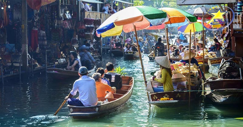 Khám phá Chợ Nổi 4 Miền Thái Lan | Saigon Star Travel Hãy đến và thưởng thức những món ăn ngon chợ nổi bốn miền Thái Lan ngay nào