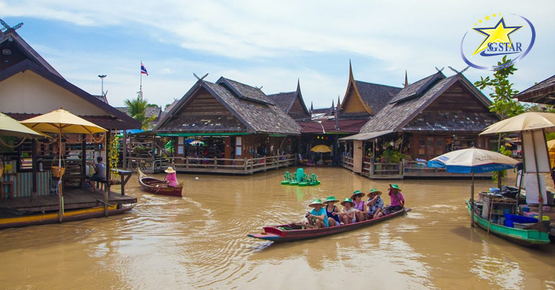 Khám phá Chợ Nổi 4 Miền Thái Lan | Saigon Star Travel Du lịch Chợ Nổi 4 Miền Thái Lan | Điểm Đến Du Lịch Pattaya Nổi Tiếng 2023