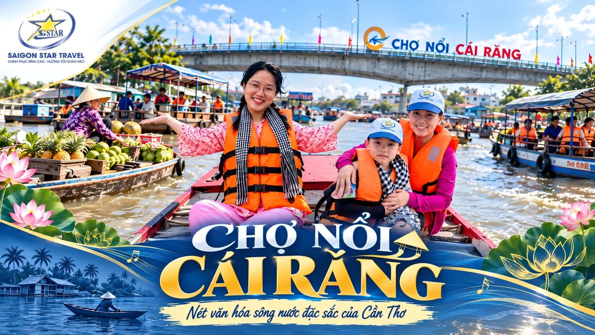 Khám phá chợ nội Cái Răng trong hành trình Tour miền Tây 3 ngày 2 đêm