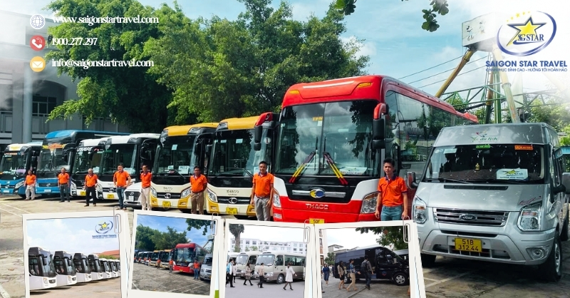 Saigon Star Travel đơn vị uy tín - cho thuê xe đưa đón sân bay Tân Sơn Nhất