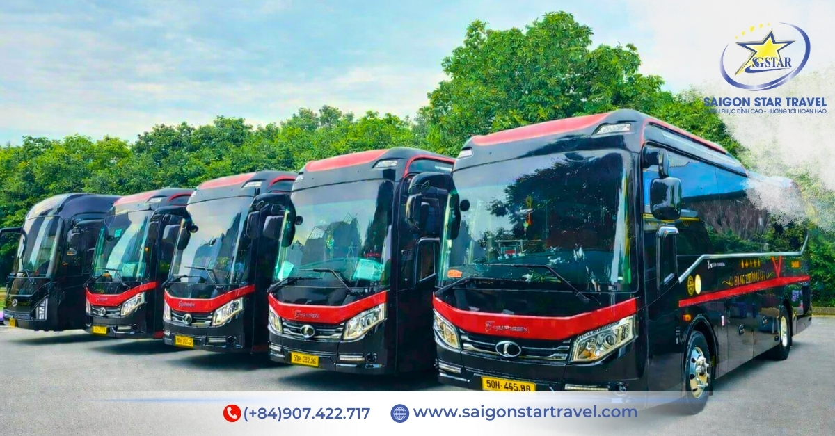 Thuê xe Limousine 16 chỗ tại TpHCM có tài xế - Saigon Star Travel
