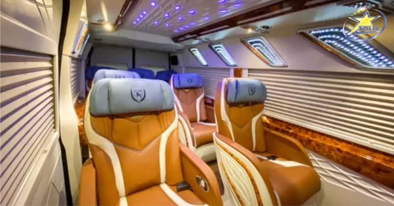 Cho Thuê Xe Limousine 9 Chỗ Tại TpHCM | Saigon Star Travel Cho Thuê Xe Limousine 9 Chỗ Tại TpHCM - Nội thất xe