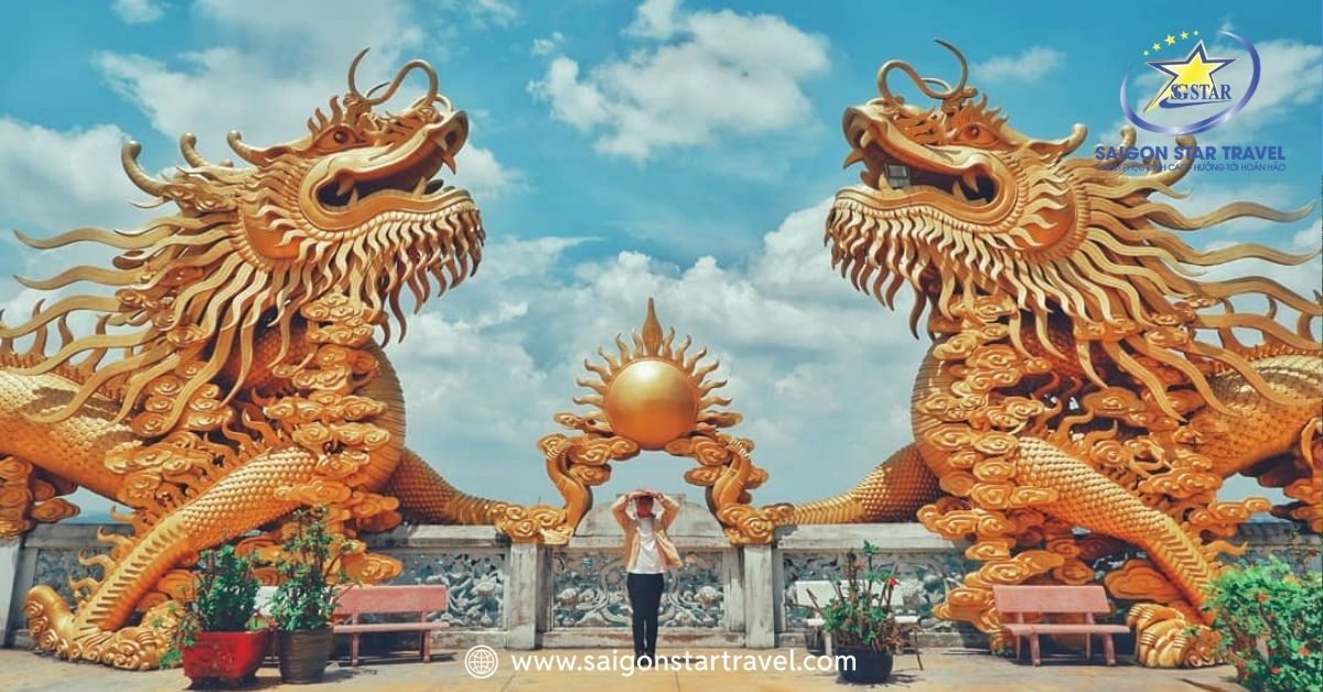 Check-in cùng công trình độc đáo của chùa Châu Thới