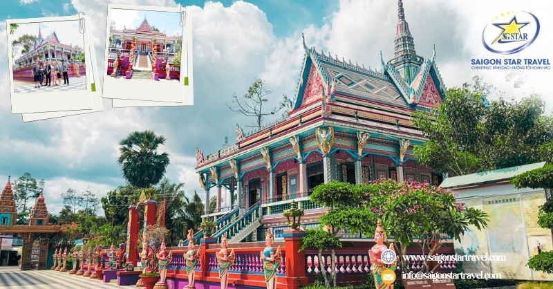 Chùa Chén Kiểu Sóc Trăng trong tour Miền Tây 4 ngày 3 đêm