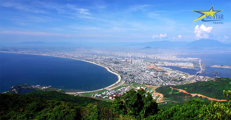 Phân biệt 3 ngôi chùa Linh Ứng ở Đà Nẵng | Saigon Star Travel bán đảo Sơn Trà nhìn trên cao