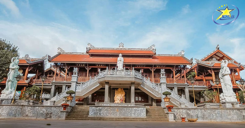 Tour Tết Dương 2024 - Du lịch Tà Đùng Buôn Mê Thuột 3N3Đ | Saigon Star Travel Khám phá kiến trúc của chùa Sắc Tứ Khải Đoan lớn nhất Buôn Ma Thuột