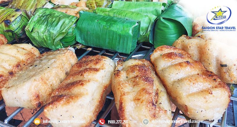 Chuối nếp nướng thơm ngon khi dùng cùng nước cốt dừa