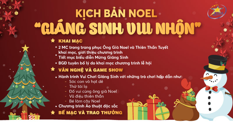 Chương trình lễ hội Noel trọn gói - Giáng Sinh vui nhộn