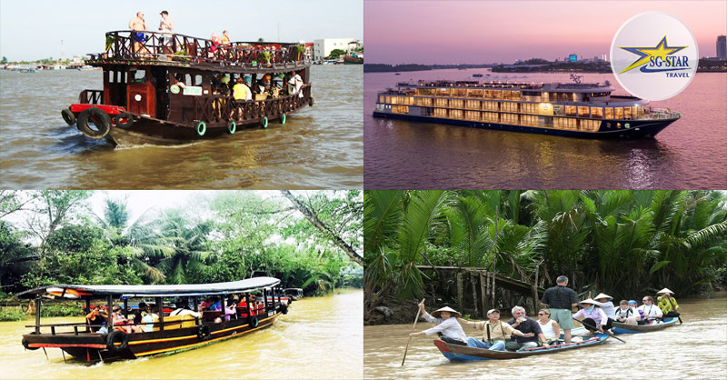 Có rất nhiều hình thức đi du thuyền miền Tây cho bạn lựa chọn, sang trọng có bình dân có Có rất nhiều hình thức đi du thuyền miền Tây cho bạn lựa chọn, sang trọng có bình dân có