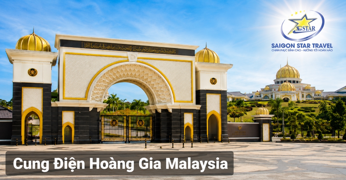 Cung điện Hoàng gia Malaysia trong tour Singapore Malaysia Indonesia 4 ngày 3 đêm