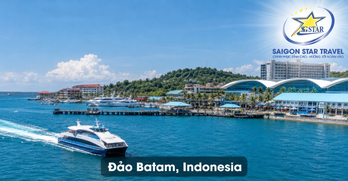 Đảo Batam Indonesia trong tour Singapore Malaysia Indonesia 4N3Đ