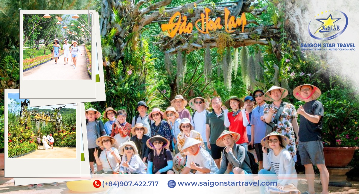 Suối Hoa Lan Nha Trang check-in đẹp - tour đảo khỉ suối hoa lan 1 ngày