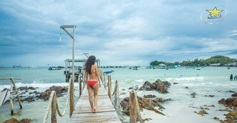 Hòa mình vào không gian biển xanh ở đảo Nam Du