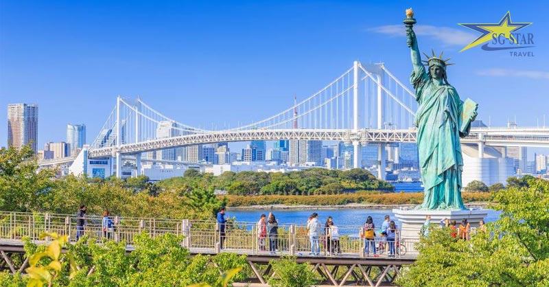 Tour Nhật Bản 6 Ngày 5 Đêm – Ngắm Nhìn Cung Đường Vàng Hoa Anh Đào | Saigon Star Travel dao nhan tao odaiba