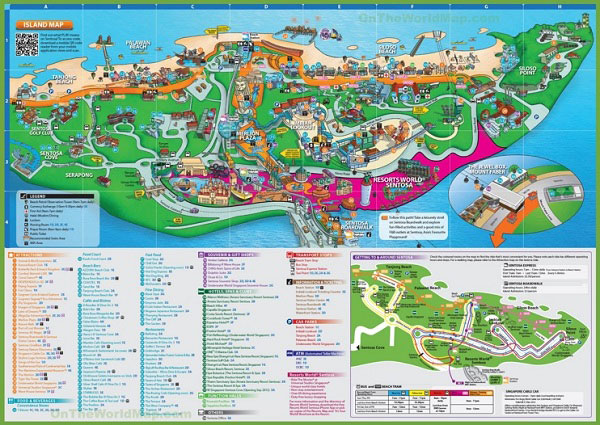 Đảo Sentosa - Thiên đường du lịch Singapore | Saigon Star Travel dao-sentosa-ban-do