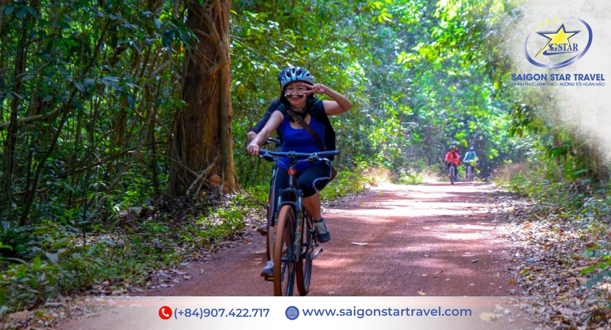 Đạp xe xuyên rừng - camping hồ Trị An trekking Mã Đà 2N1Đ