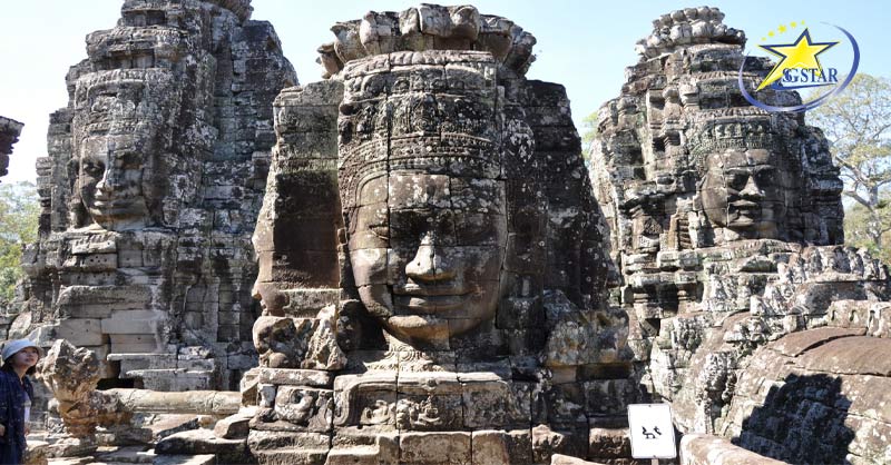 Tour Siem Reap Cambodia 4 Ngày 3 đêm | Du lịch Lễ 2/9 | Saigon Star Travel den bayon