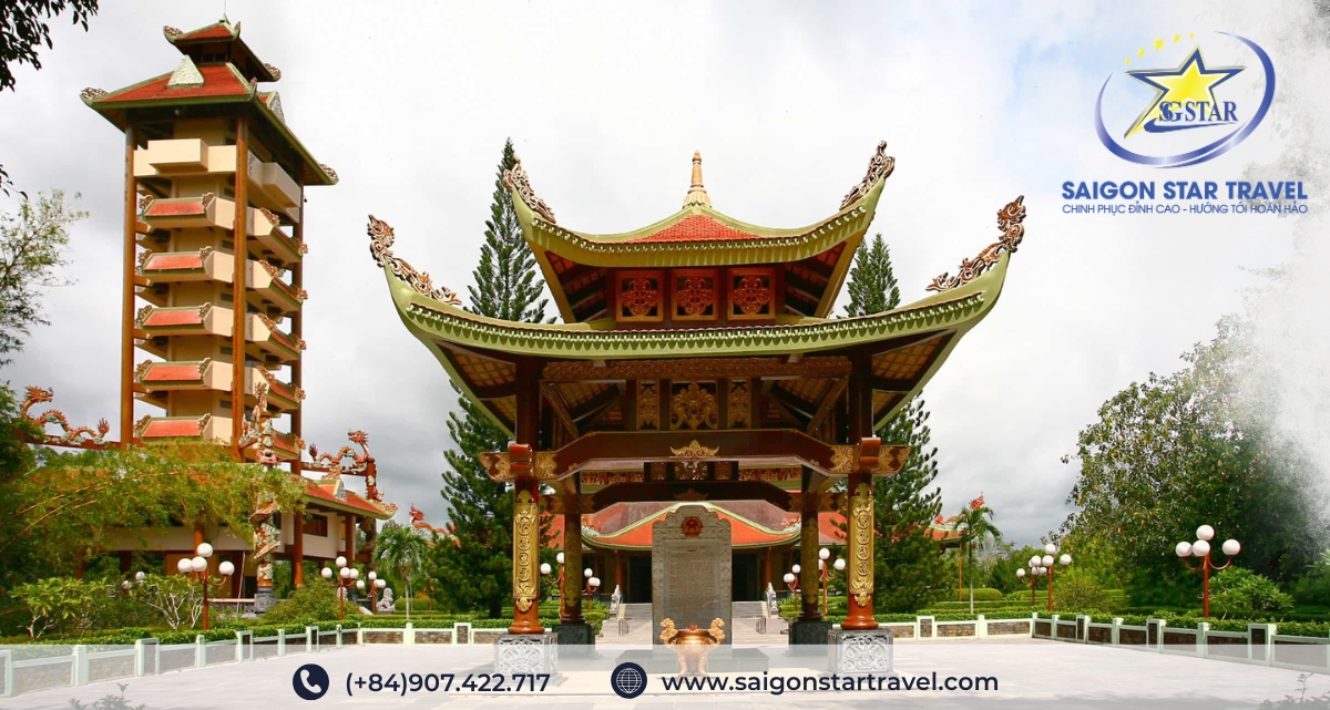 Đền Bến Dược - Tour Tây Ninh 3 ngày 2 đêm