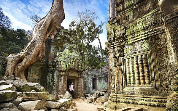 Đền Ta Prohm Campuchia- Khám phá sự bí ẩn của các rễ cây khổng lồ | Saigon Star Travel den-ta-prohm-campuchia-kham-pha-su-bi-an-cua-cac-re-cay-khong-lo-2