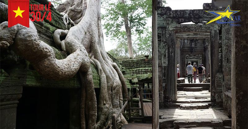 Tour Campuchia 4 Ngày 3 Đêm Lễ 30/4 - Khám Phá Siem Reap | Saigon Star Travel Den Ta Pruhm 2