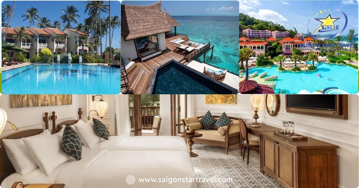 khách sạn, resort có không gian thoải mái, sang trọng