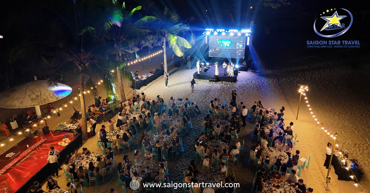 Tiệc ngoài trời cần khảo sát kỹ về địa điểm - thời tiết