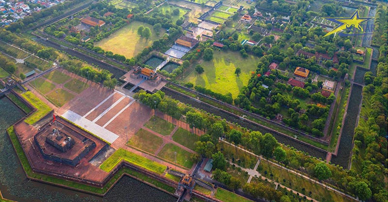 Đôi nét giới thiệu về Kinh thành Huế | Saigon Star Travel Toàn cảnh Kinh Thành Huế từ trên cao
