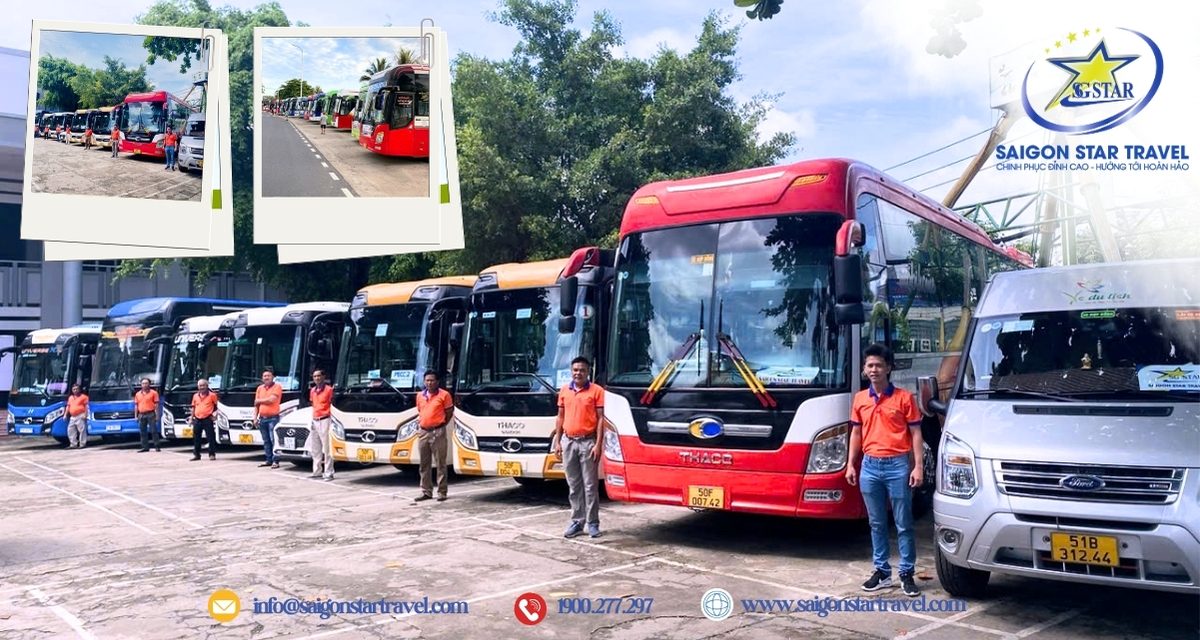 Đội xe và Tài xế chuyên nghiệp của Saigon Star Travel
