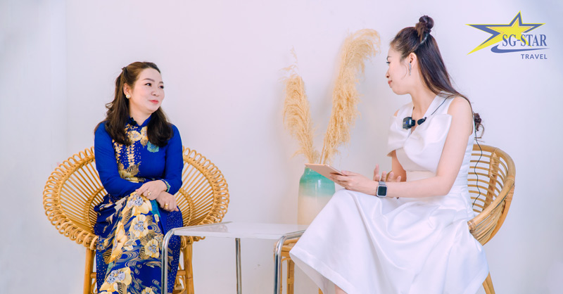 Saigon Star Tham Dự Talk Show Chủ Đề: “Con Đường Thương Hiệu” | Saigon Star Travel CEO Lê Thị Thanh Thuỷ trò chuyện cùng MC tại Talkshow