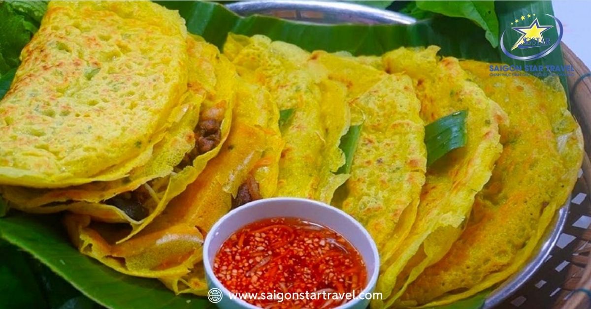 Món bánh xèo trứ danh