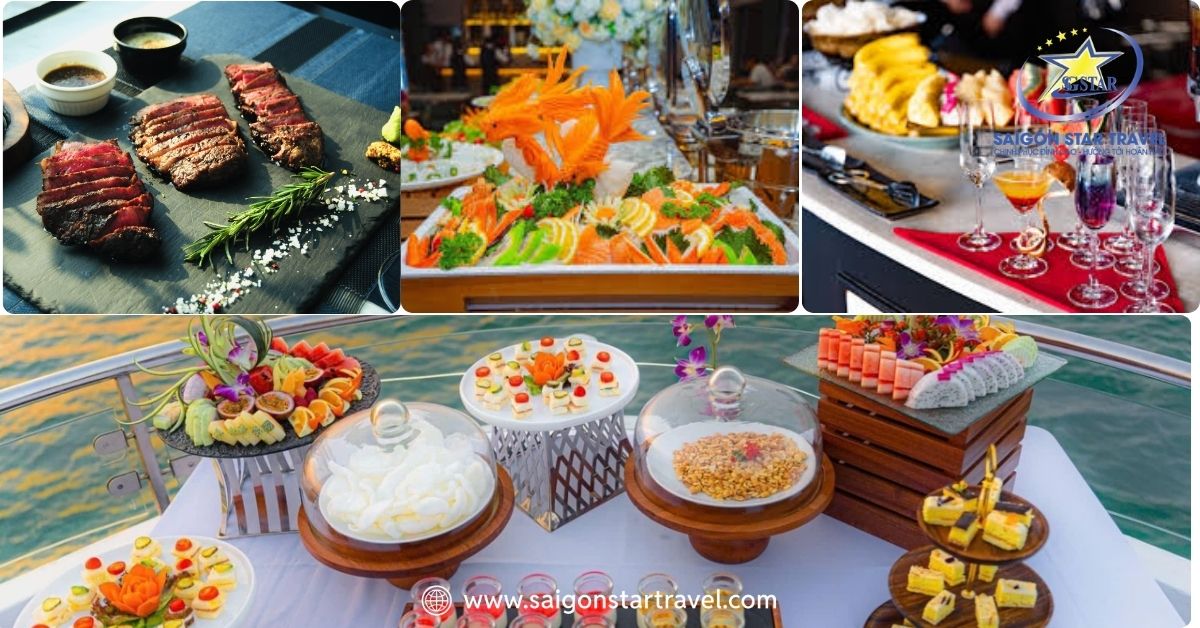 Thực đơn Á-Âu đặc sắc cùng tráng miệng thượng hạng