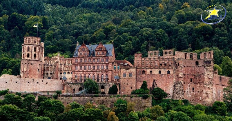 Tour Du Lịch Châu Âu 9 Ngày 8 Đêm | Khám Phá Đức - Pháp - Thụy Sĩ | Saigon Star Travel Ngắm nhìn lâu đài cổ Heidelberg