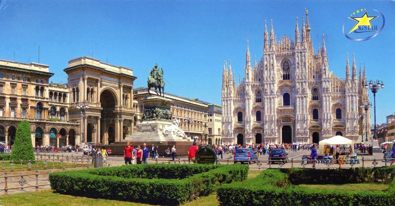 Du lịch Châu Âu 11 Ngày 10 Đêm | Tour Pháp - Thuỵ Sỹ - Ý - Vatican | Saigon Star Travel Thánh đường Doumo (Nhà thờ Chính toà Milano)