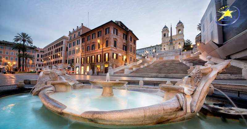 Du lịch Châu Âu 11 Ngày 10 Đêm | Tour Pháp - Thuỵ Sỹ - Ý - Vatican | Saigon Star Travel Quảng trường Piazza di Spagna