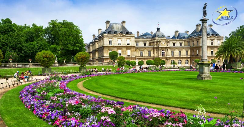 Du lịch Châu Âu 11 Ngày 10 Đêm | Tour Pháp - Thuỵ Sỹ - Ý - Vatican | Saigon Star Travel Tham quan Vườn Luxembourg rực rỡ