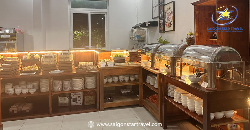 Khách sạn Thái Bình Côn Đảo 3 Sao | Saigon Star Travel Khu vực Nhà hàng Khách sạn Thái Bình Côn Đảo