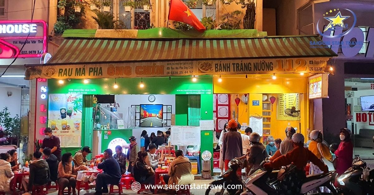 Bánh tráng nướng 112 Nguyễn Văn Trỗi Đà Lạt phô mai tan chảy
