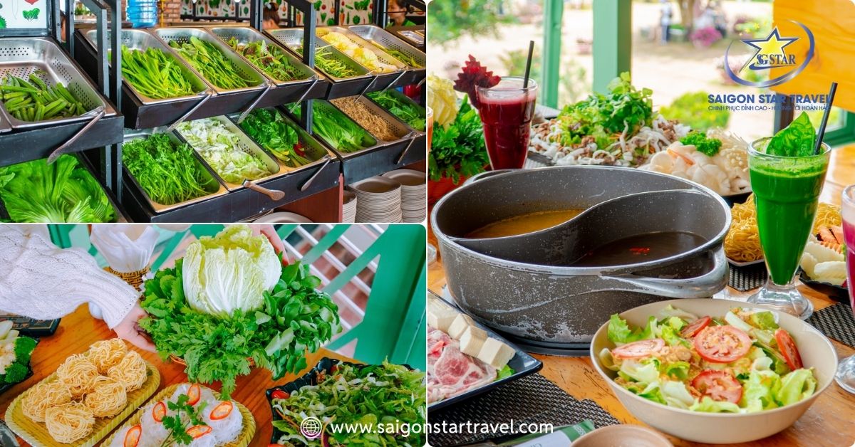 Thưởng thức Buffet Rau