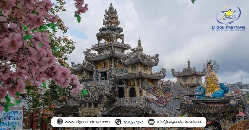 Chùa Linh Phước Đà Lạt được hoàn thiện năm 1951