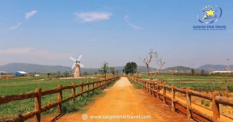 Dalat Milk Farm - Cảnh Sắc Mỹ Lệ Tựa Chốn Cổ Tích Đời Thực | Saigon Star Travel Con đường đất đỏ Bazan
