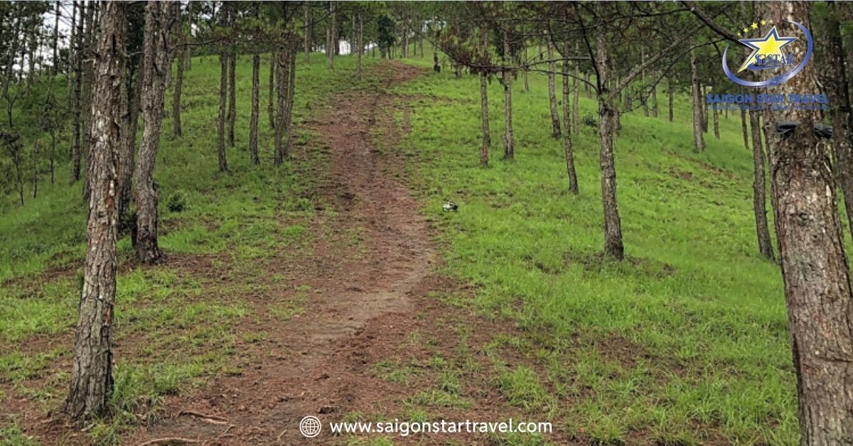 Cung đường đất đỏ đến hồ Suối Vàng