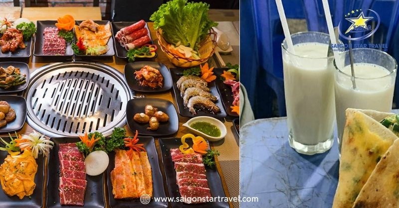 Du Lịch Đà Lạt Mùa Mưa Và Mẹo Vui Chơi Bất Chấp Thời Tiết | Saigon Star Travel Nhâm nhi ly sữa đậu nành nóng khi ăn đồ nướng vào mùa mưa Đà Lạt