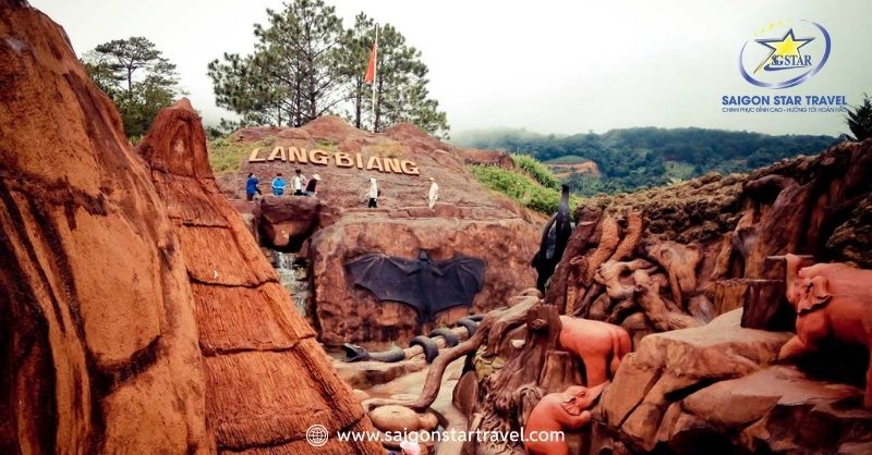 Làng Bình An Đà Lạt - Review Từ A-Z Về Ốc Đảo Cổ Tích | Saigon Star Travel Đường hầm đất sét cách làng du lịch Bình An khoảng 2km