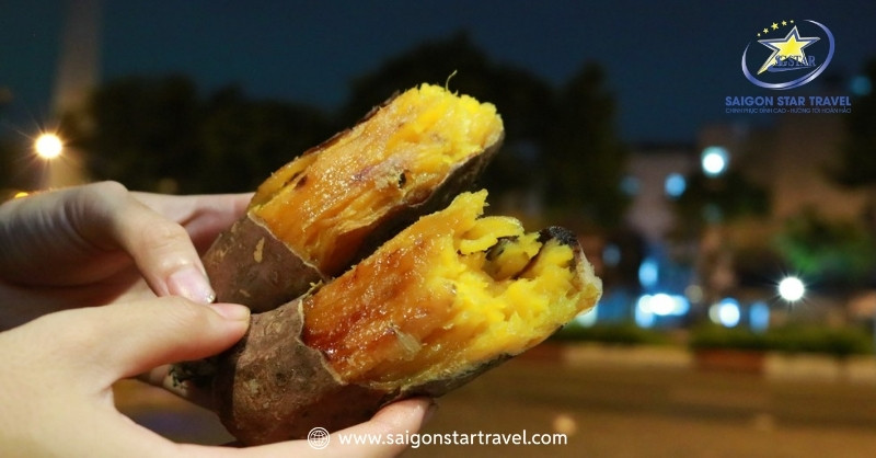 Top Những Món Ăn Vặt Đà Lạt Không Thể Bỏ Qua | Saigon Star Travel Khoai Lang Nướng Đà Lạt thơm ngon, rất cuốn du khách khi đến Đà Lạt