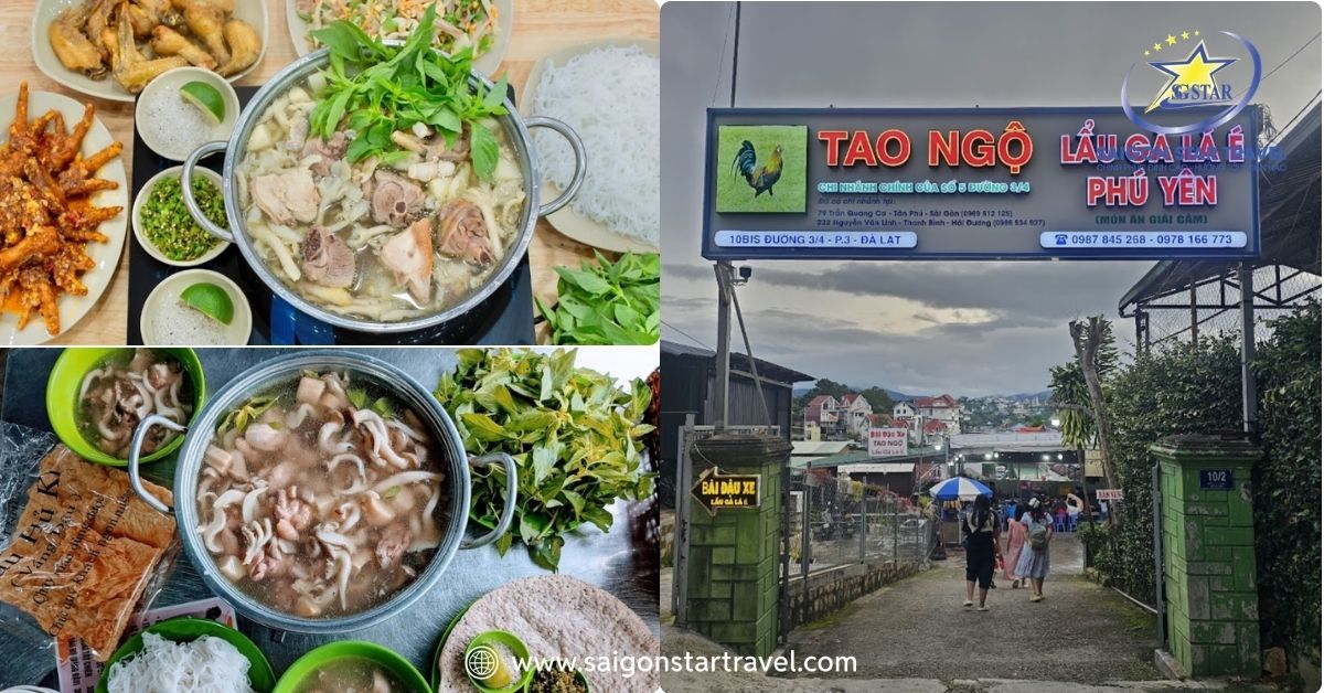 Lẩu gà lá é - Tao Ngộ Quán