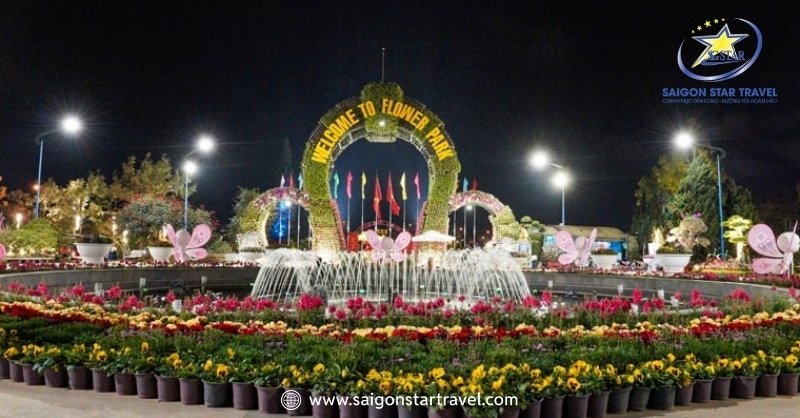 Vườn Hoa Thành Phố Đà Lạt Kiều Diễm Giữa Cao Nguyên | Saigon Star Travel Ngàn hoa khoe sắc ở vườn hoa, tạo nên cảnh quan hết sức tươi đẹp