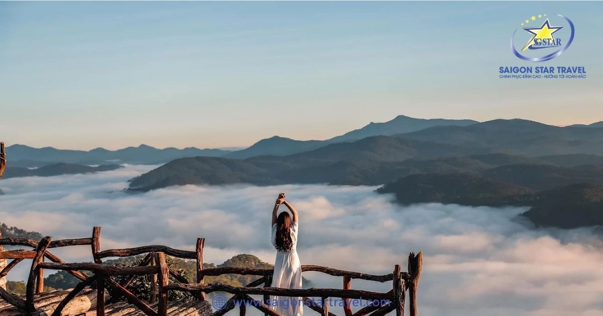 Săn mây tại Đồi chè Cầu Đất